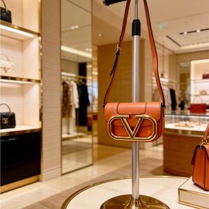 Excellent Condition - Valentino Orange VLogo Small Crossbody